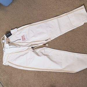 Celebrity pink white pants